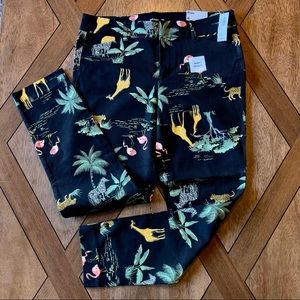 Womens black chino dress pants sz 8